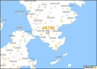 map of Jietou