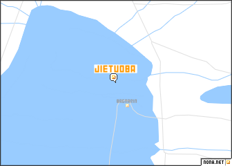 map of Jietuoba