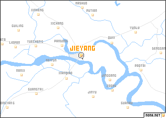 map of Jieyang