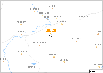 map of Jiezhi