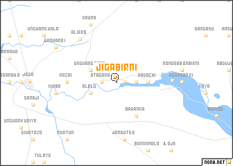 map of Jiga-Birni