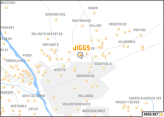 map of Jiggs