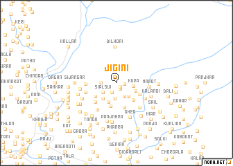 map of Jigini