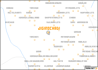 map of Jigirochadi