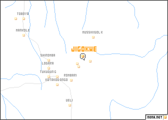 map of Jigokwe
