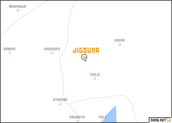map of Jigouna