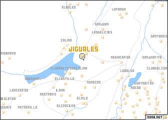 map of Jiguales