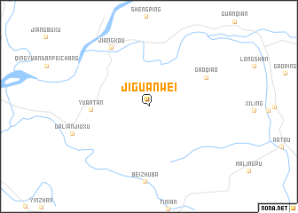 map of Jiguanwei