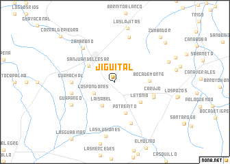 map of Jiguital