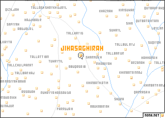 map of Jiḩā Şaghīrah