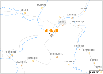 map of Jiheba