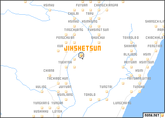 map of Jih-she-ts\