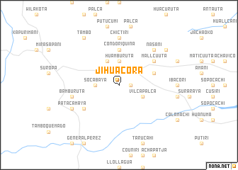 map of Jihuacora