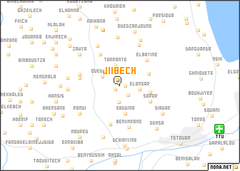 map of Jiibech