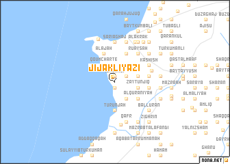 map of Jijaklī Yāzī