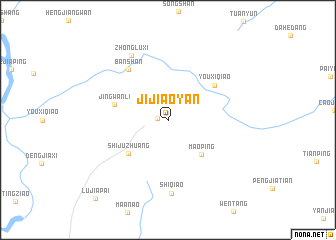 map of Jijiaoyan