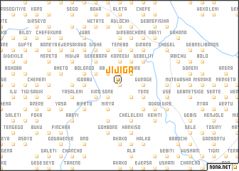 map of Jijiga