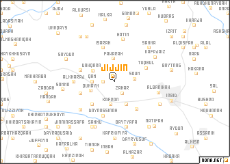 map of Jijjīn