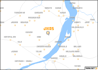 map of Jikas