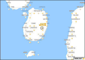 map of Jiko