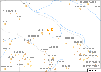 map of Jīk