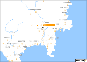 map of Jilaglabanon