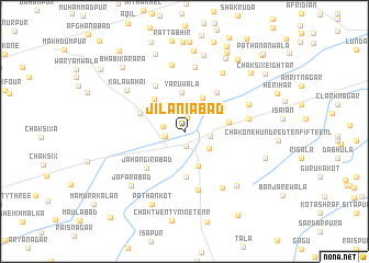 map of Jilāniābād