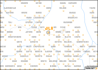 map of Jīla