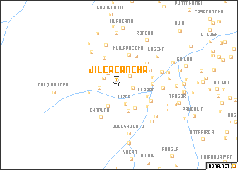 map of Jilcacancha