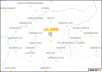 map of Jiliapa