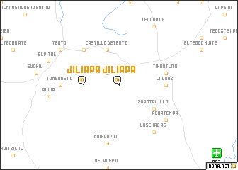 map of Jiliapa