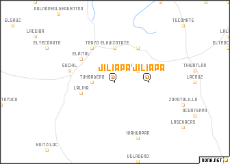 map of Jiliapa