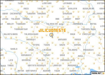 map of Jilicuon Este