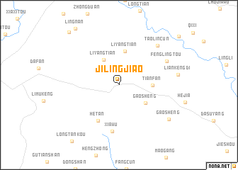 map of Jilingjiao