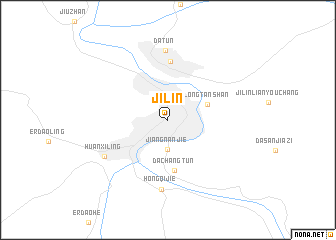 map of Jilin