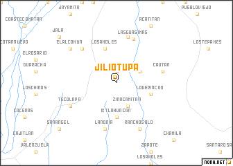 map of Jiliotupa