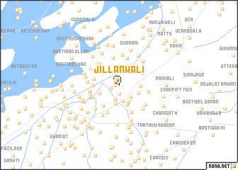 map of Jillanwāli