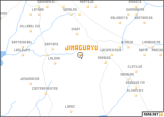 map of Jimaguayú