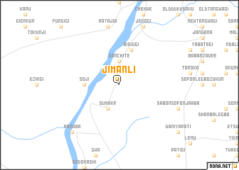 map of Jimanli