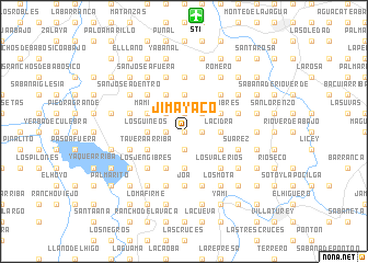 map of Jimayaco