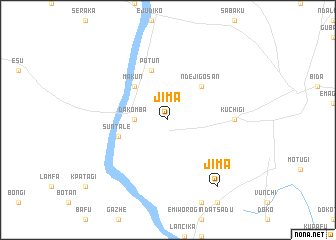 map of Jima