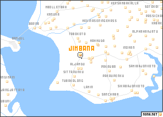 map of Jimbana