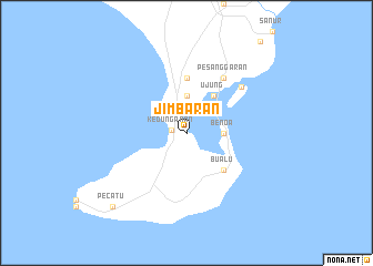 map of Jimbaran