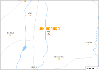 map of Jimingshan