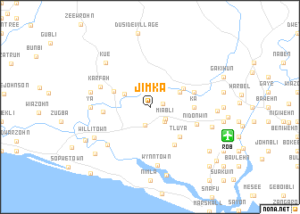 map of Jimka