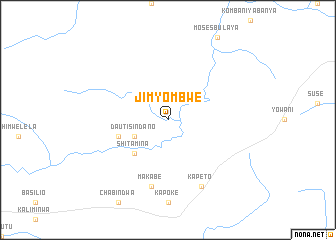 map of Jim Yombwe