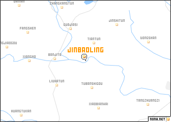 map of Jinbaoling