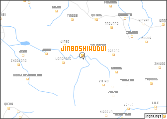 map of Jinboshiwudui