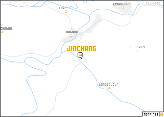 map of Jinchang