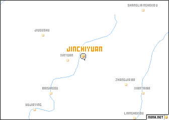 map of Jinchiyuan